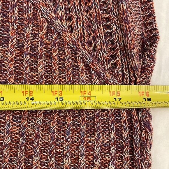 Coldwater Creek Multicolor Sleeveless Cardigan Knit Sweater Womens Size Medium - Picture 9 of 12